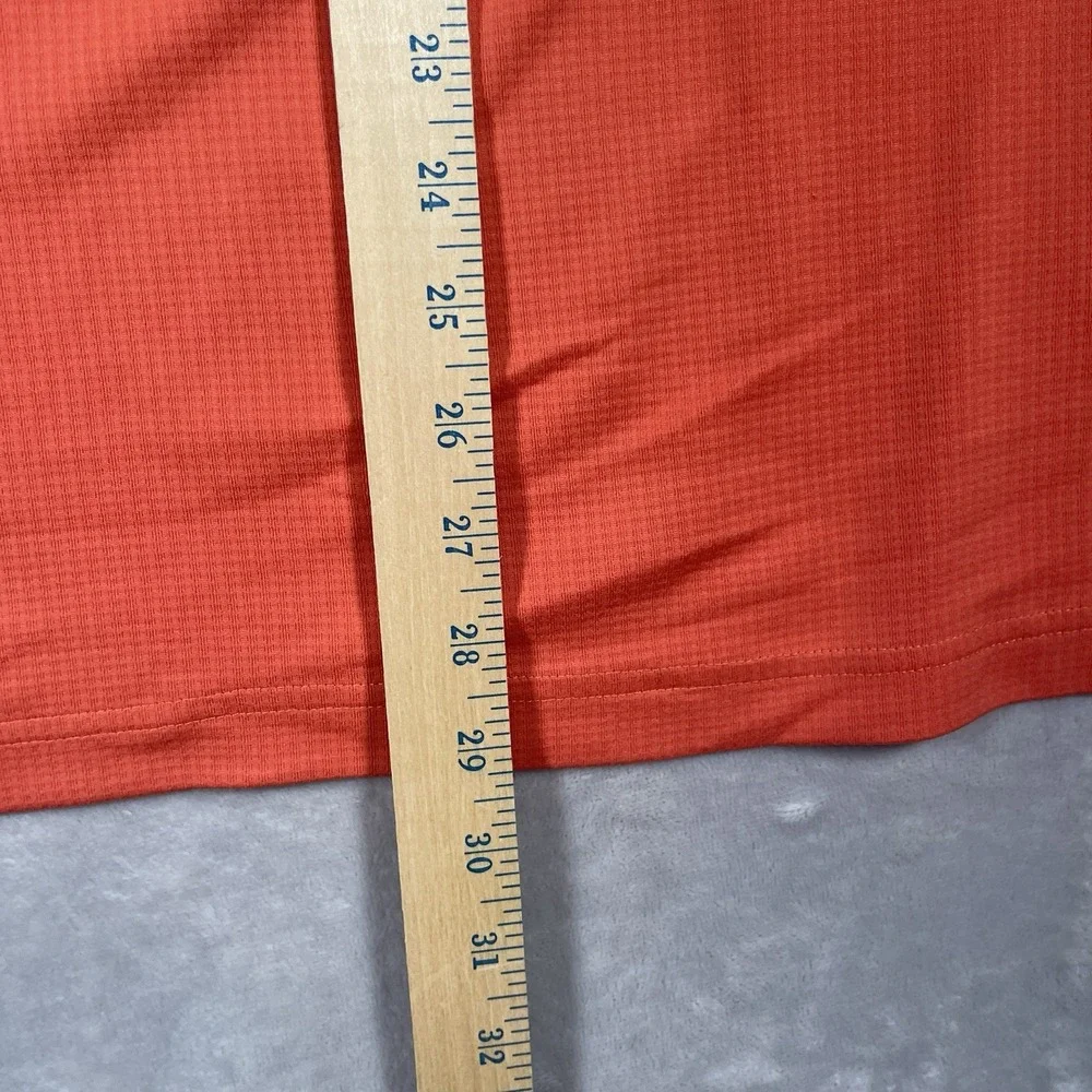 Adidas Heat RDY Performance Polo‎ Shirt Men's Large Orange Moisture Wicking - Picture 8 of 8